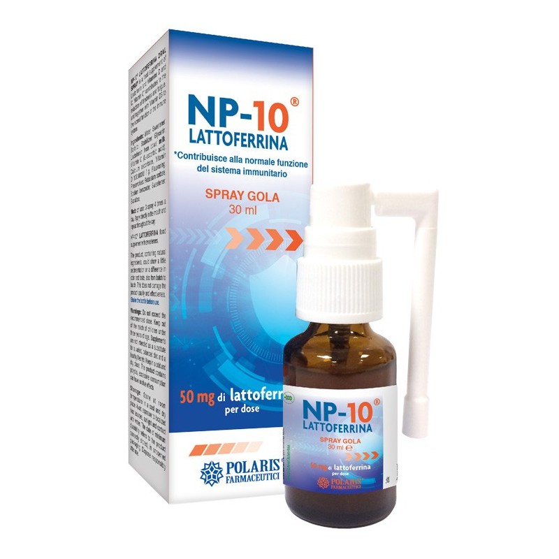 Np-10 lattoferrina spray gola 30 ml