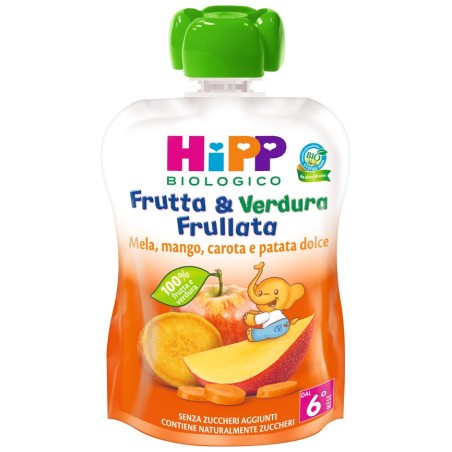 Hipp bio frutta & verdura mela mango carota patata dolce 90g