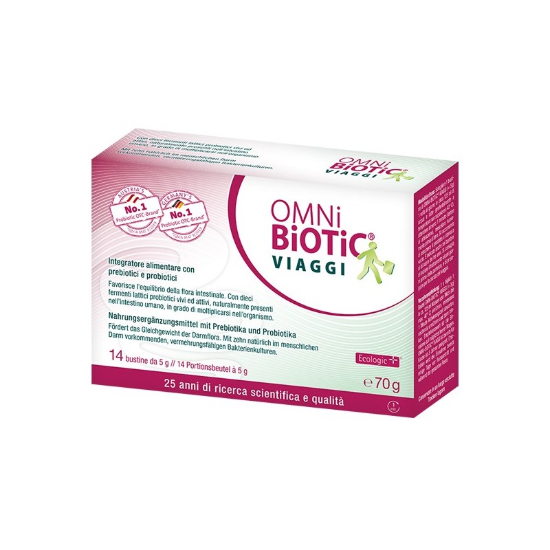 Omni biotic viaggi 14 bustine da 5 g