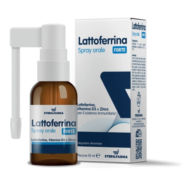 Lattoferrina forte spray orale 20 ml Lattoferrina forte spray orale 20 ml