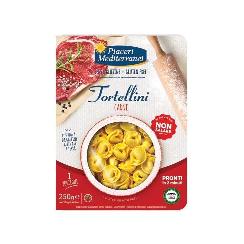Piaceri mediterranei tortellini carne 250 g Piaceri mediterranei tortellini carne 250 g