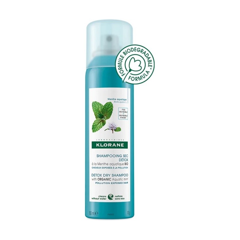 Klorane shampoo secco menta 150 ml Klorane shampoo secco menta 150 ml