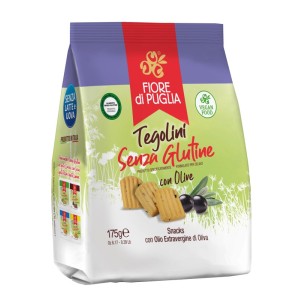 Fiore di puglia tegolini con olive 175 g