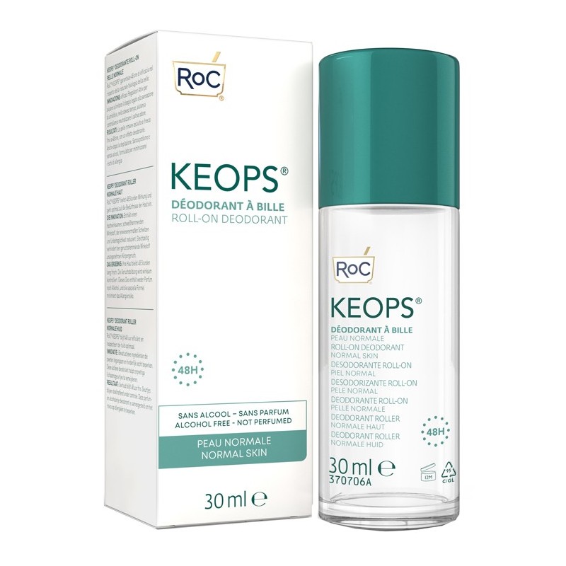 Roc keops deodorante roll-on 48h 30 ml