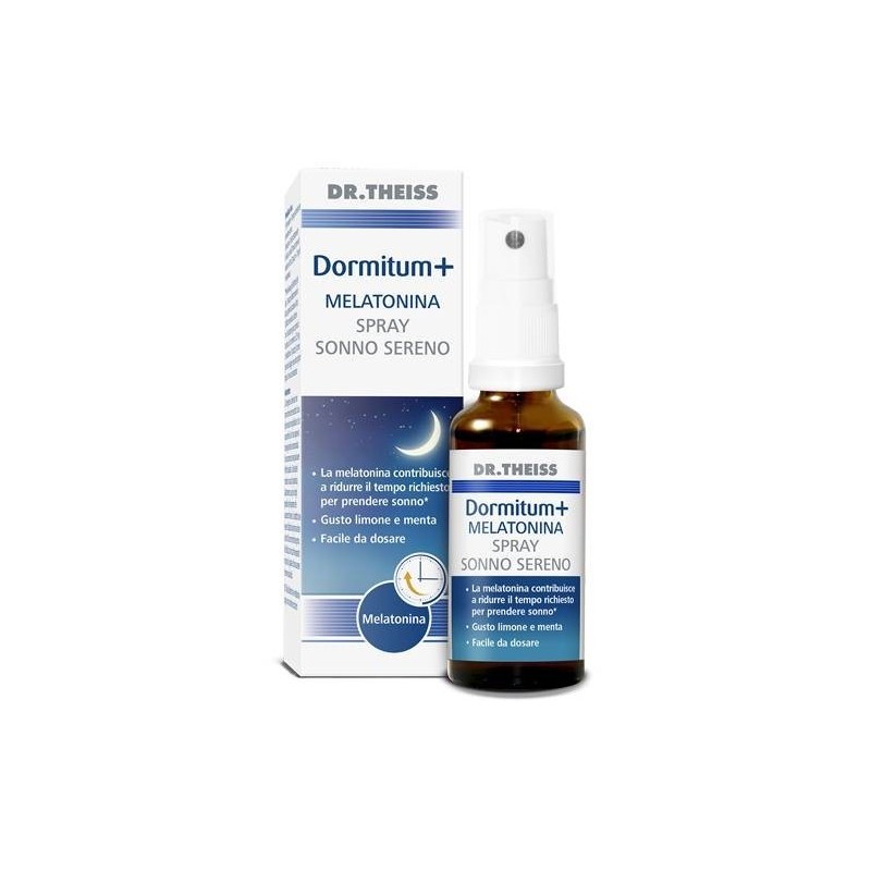 Theiss dormitum + melatonina spray sonno sereno 30 ml
