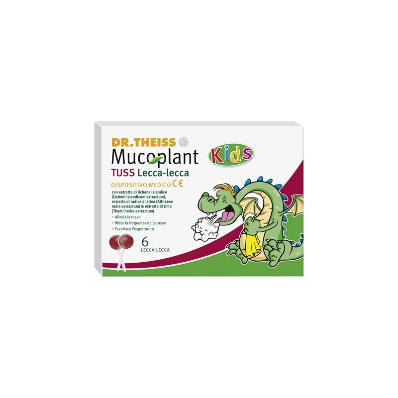 Theiss mucoplant tuss lecca lecca 6 pezzi