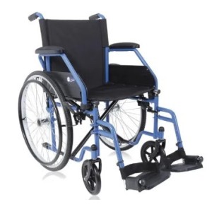 Ardea carrozzina pieghevole start 40cm blu