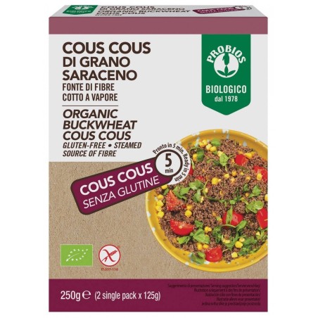 Probios altri cereali easy cous cous saraceno 250 g Probios altri cereali easy cous cous saraceno 250 g