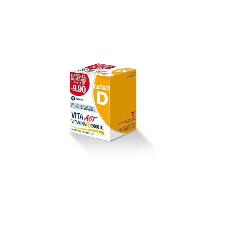 Vita act vitamina d 2000ui 60 compresse