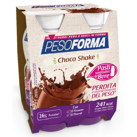 Pesoforma choco shake 4x236 ml