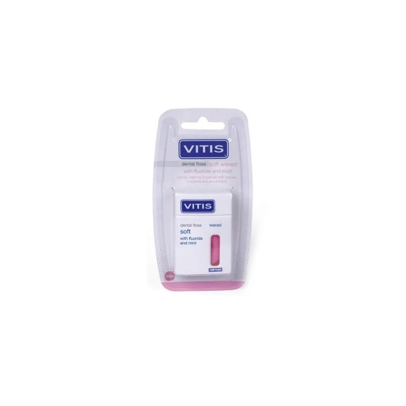 Vitis dental floss soft fluor & mint