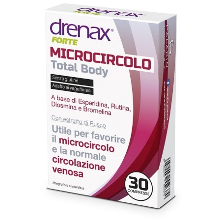 Drenax forte microcircolo total body 30 compresse