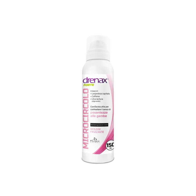 Drenax forte microcircolo mousse 150 ml Drenax forte microcircolo mousse 150 ml