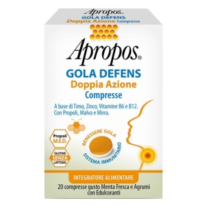 Apropos gola defens doppia azione 20 compresse