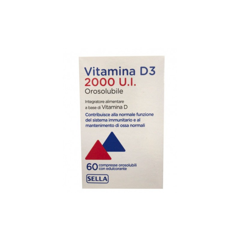 Vitamina d3 2000ui orosolubile 60 compresse Vitamina d3 2000ui orosolubile 60 compresse