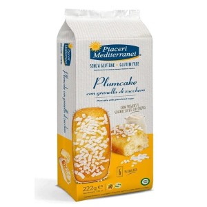 Piaceri mediterranei plumcake granella zucchero 6 pezzi 37 g