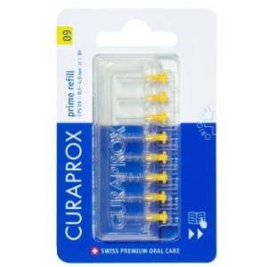 Curaprox capsule 09 scovolino prime refill yellow 8 pezzi
