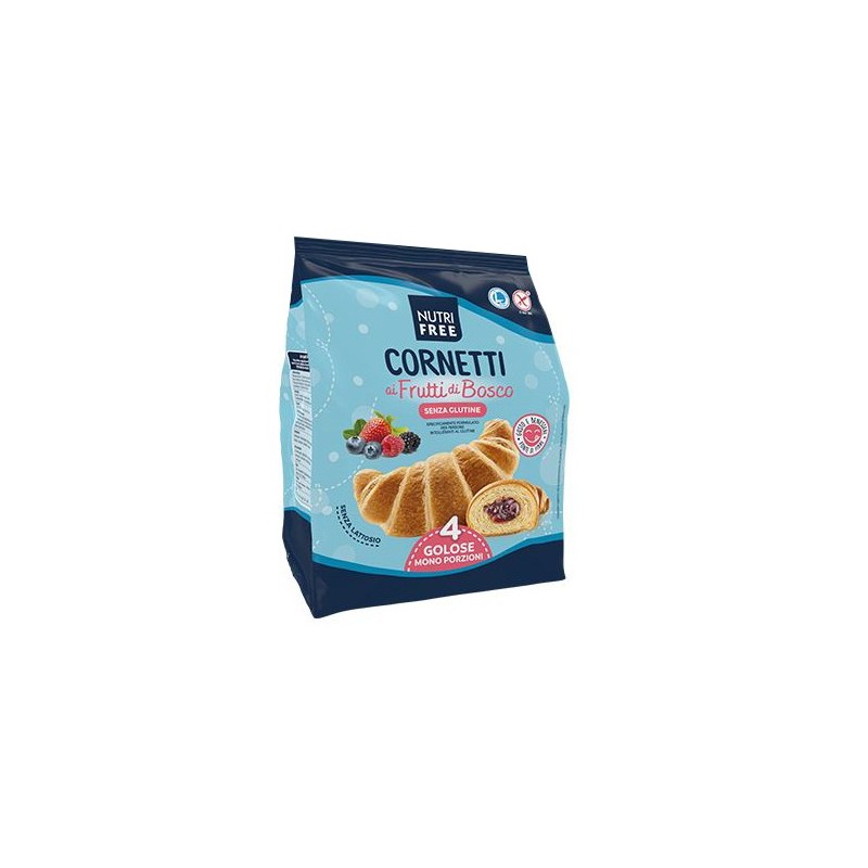 Nutrifree cornetti ai frutti di bosco 4 pezzi da 60 g