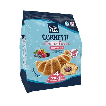 Nutrifree cornetti ai frutti di bosco 4 pezzi da 60 g