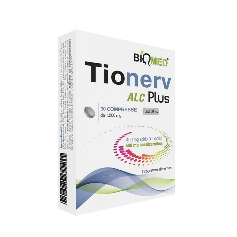 Tionerv alc plus 30 compresse Tionerv alc plus 30 compresse