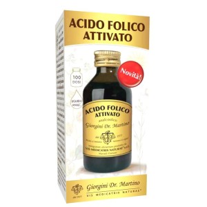 Acido folico attivato liquido analcolico 100 ml