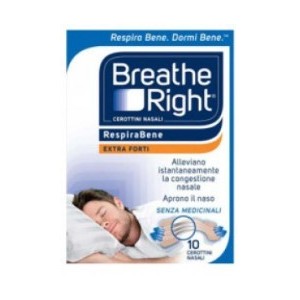Cerotti nasali breathe right extra forte 10 pezzi