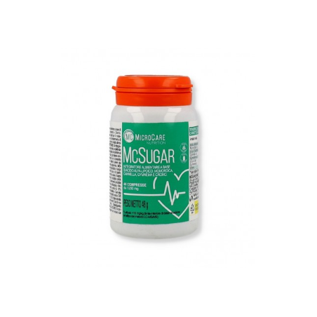 Microcare nutrition mc sugar 40 compresse Microcare nutrition mc sugar 40 compresse