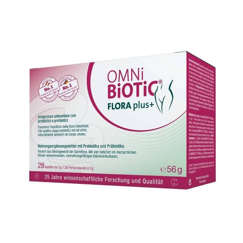 Omni biotic flora plus+ 28 bustine da 2 g