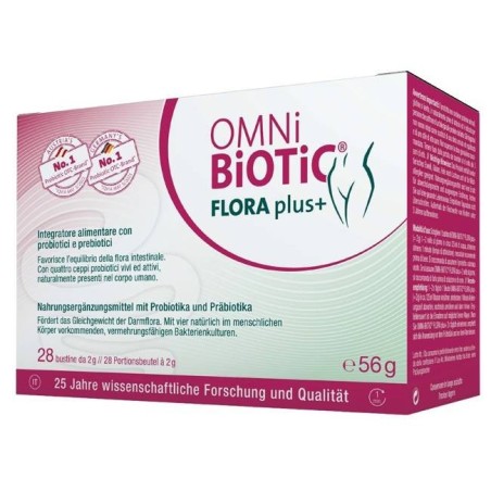 Omni biotic flora plus+ 28 bustine da 2 g