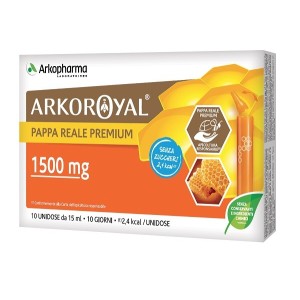 Arkoroyal pappa reale 1500mg senza zucchero 10 flaconcini da15 ml