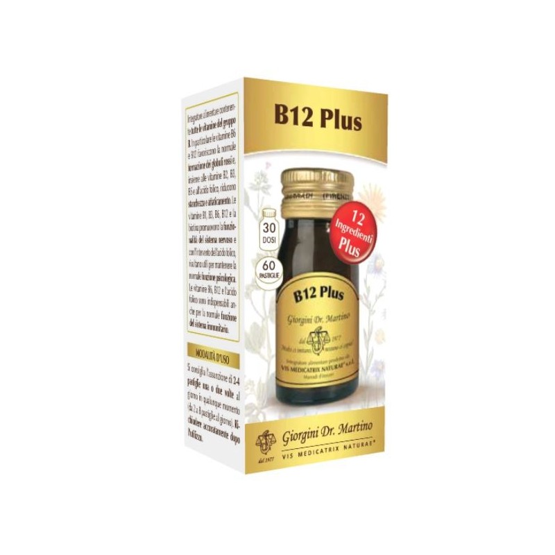 B12 plus 60 pastiglie B12 plus 60 pastiglie