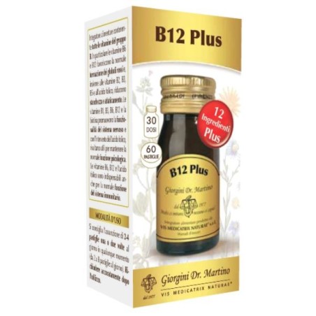 B12 plus 60 pastiglie B12 plus 60 pastiglie