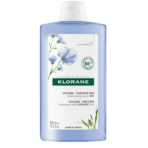 Klorane shampoo volume fine hair con lino 400 ml