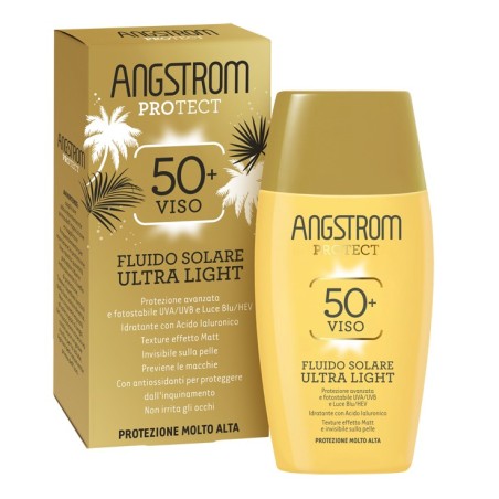 Angstrom fluido solare viso ultra light spf 50+ 40 ml