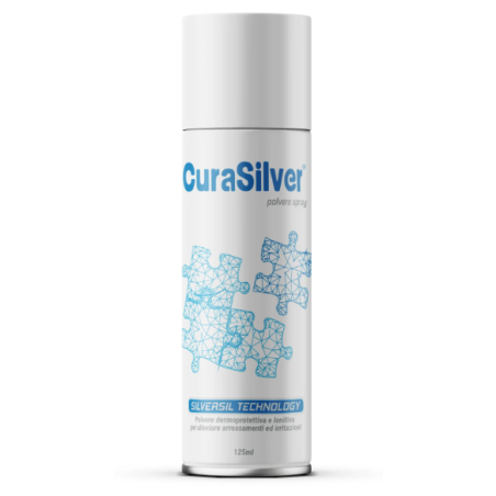 Polvere dermoprotettiva e lenitiva curasilver spray 125 ml