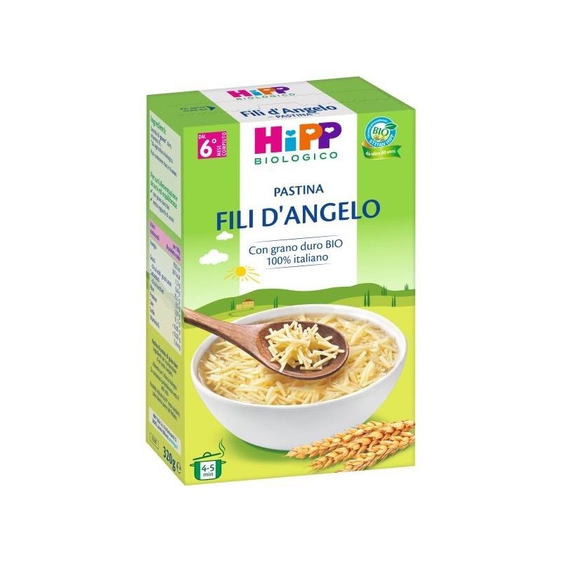 Hipp bio pastina fili d'angelo 320 g Hipp bio pastina fili d'angelo 320 g