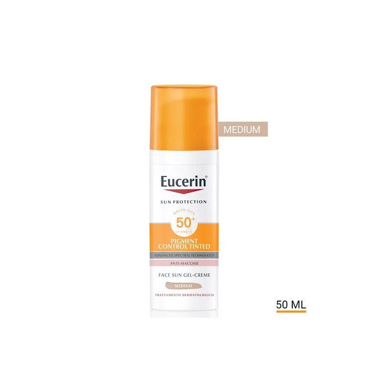 Eucerin sun pigment control tinted spf50+ medium 50 ml