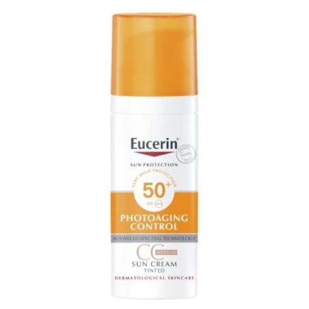 Eucerin sun photoaging control tinted gel creme spf50+ medium 50 ml