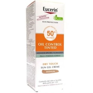 Eucerin sun oil control tinted cream spf50+ 50 ml