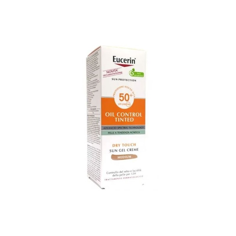 Eucerin sun oil control tinted cream spf50+ 50 ml