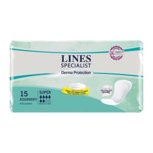 Pannolone per incontinenza lines specialist derma super 15 pezzi
