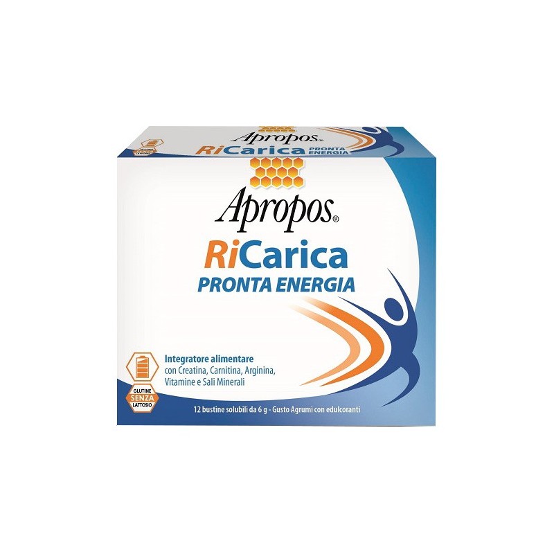 Apropos ricarica pronta energia 12 bustine 6 g