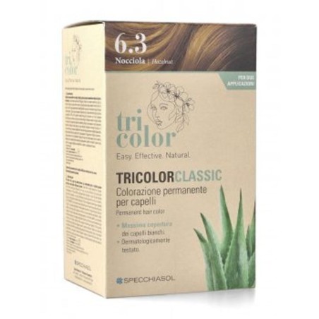 Tricolor classic 6,3 nocciola 2 tubi 50 ml + 2 shaker 50 ml+ 4 bustine 8 ml
