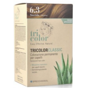 Tricolor classic 6,3 nocciola 2 tubi 50 ml + 2 shaker 50 ml+ 4 bustine 8 ml