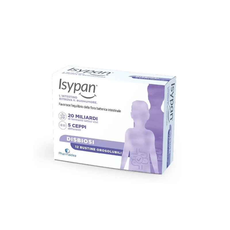 Isypan disbiosi 12 bustine orosolubili Isypan disbiosi 12 bustine orosolubili