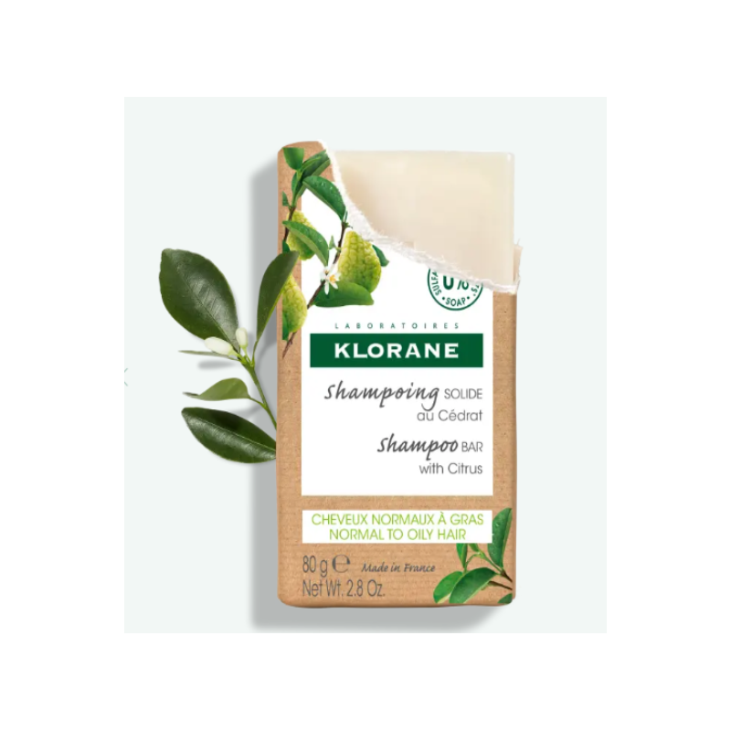 Klorane shampoo solido cedro 80 g