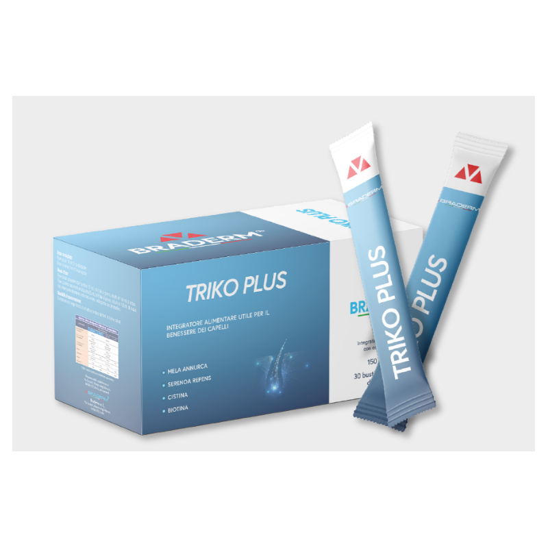 Triko plus liquido 30 bustine braderm