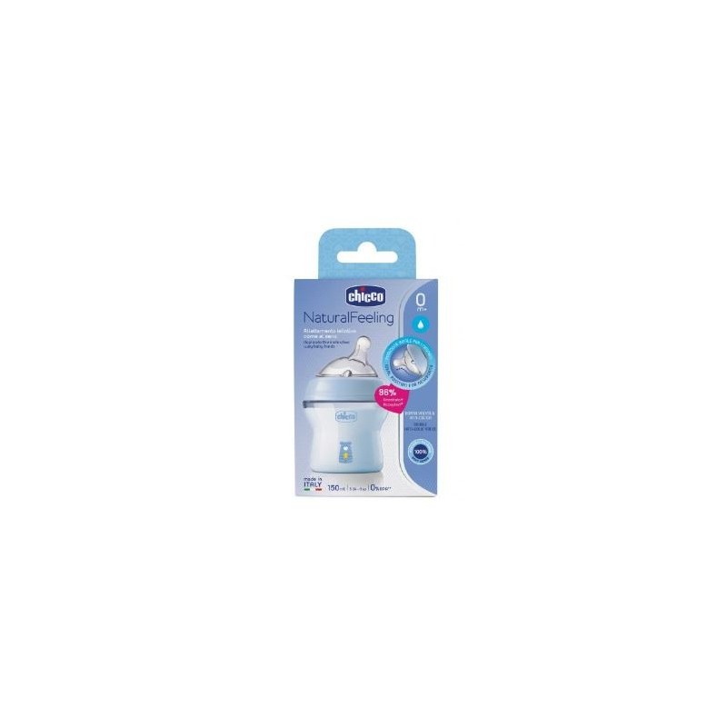 Chicco biberon nat feel pp 0m+ 150 ml bimbo