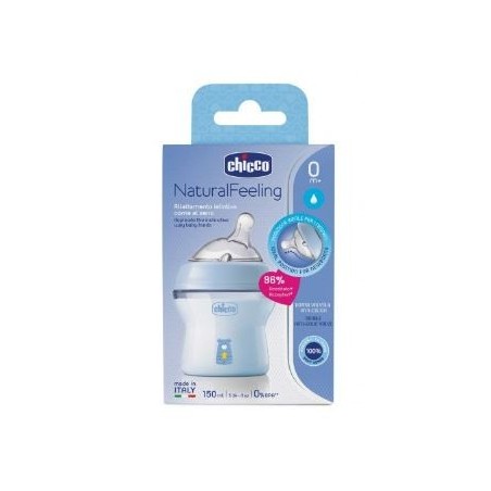 Chicco biberon nat feel pp 0m+ 150 ml bimbo