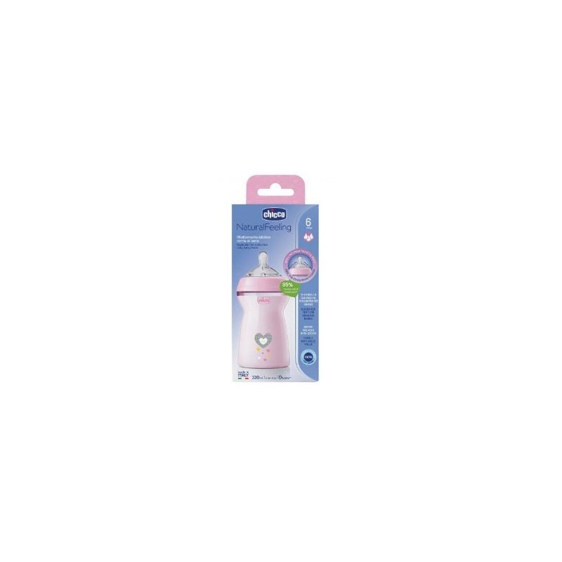 Chicco biberon nat feel pp 6m+ 330 ml bimba